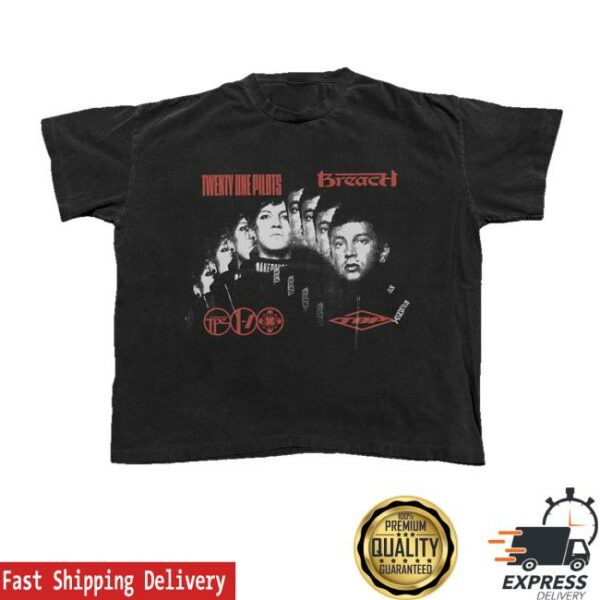 Twenty One Pilots Store Merch Breach Faces T-Shirt