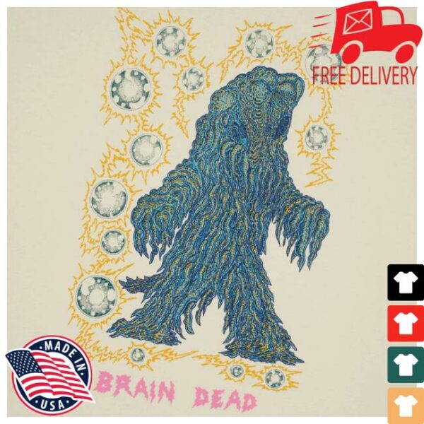 Weare Brain Dead Store Merch Brain Dead X Godzilla Hedorah T-Shirt