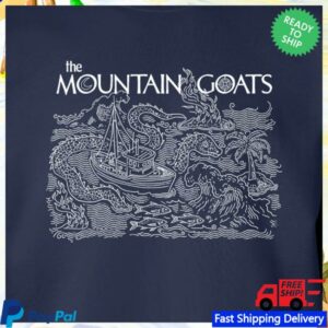 Hello Merch Store The Mountain Goats Sea Monster Navy Sweatshirt