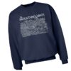 kenny hello merch store the mountain goats sea monster navy sweatshirt wwew