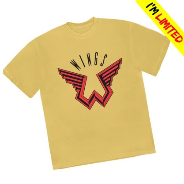 Paul Mccartney Store Merch Wings Logo T-Shirt