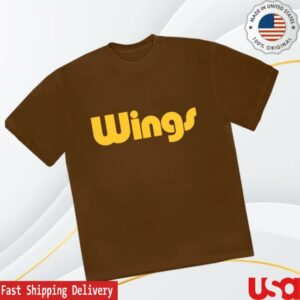 Paul Mccartney Store Merch Wings Text Logo T-Shirt