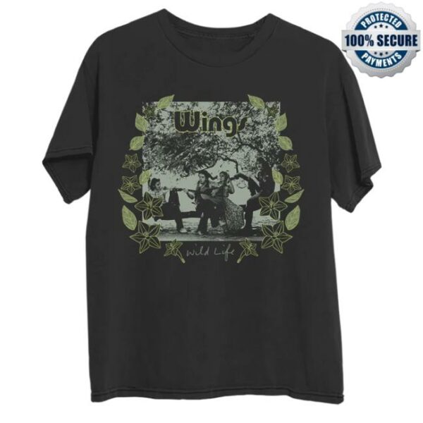 Paul Mccartney Store Merch Wild Life Album T-Shirt