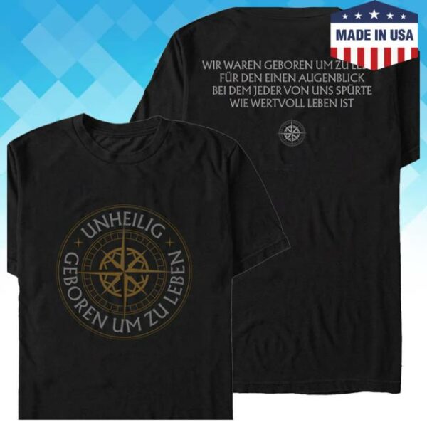 Nuclear Blast Store Merch Unheilig Geboren Um Zu Leben T-Shirt