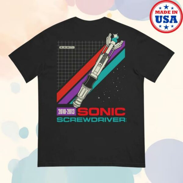 Bbc Store Merch Doctor Who Sonic Screwdriver Eleventh Unisex T-Shirt