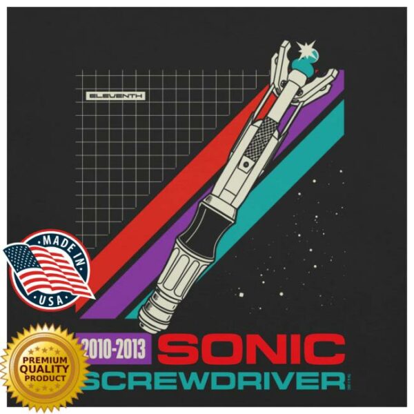 Bbc Store Merch Doctor Who Sonic Screwdriver Eleventh Unisex T-Shirt