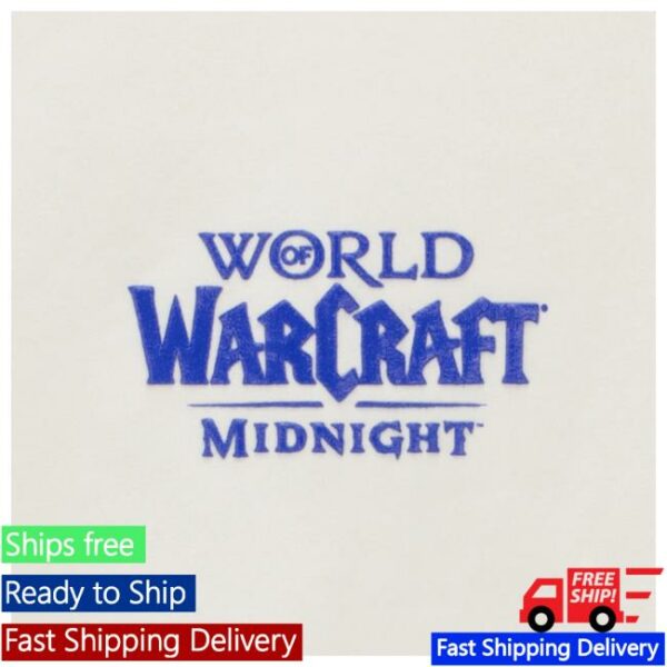 Blizzard Store Merch Midnight Dark Heart White Crewneck Sweatshirt