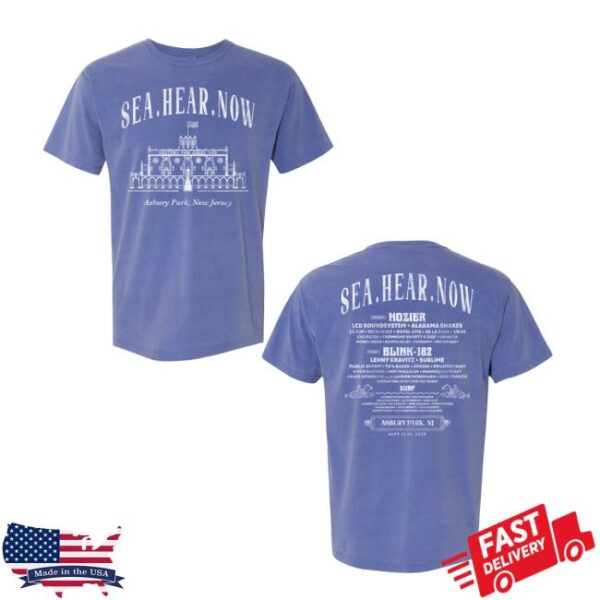 Seahearnowfestival Store Merch Asbury Lineup Tee
