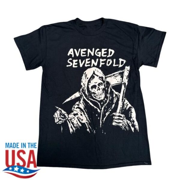 A7x World Store Merch Reaper Soldier Field Pop-Up Tee