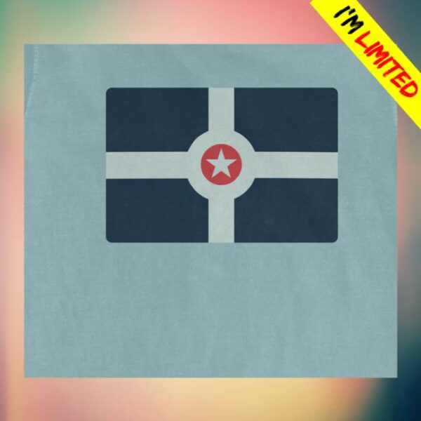 Unitedstateofindiana Store Merch Indianapolis City Flag Tee