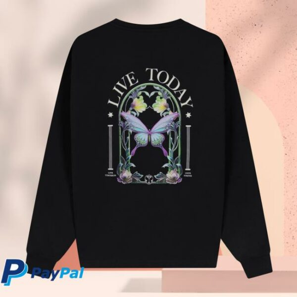 Tomorrowland Store Merch Butterfly Live Today Sweatshirt