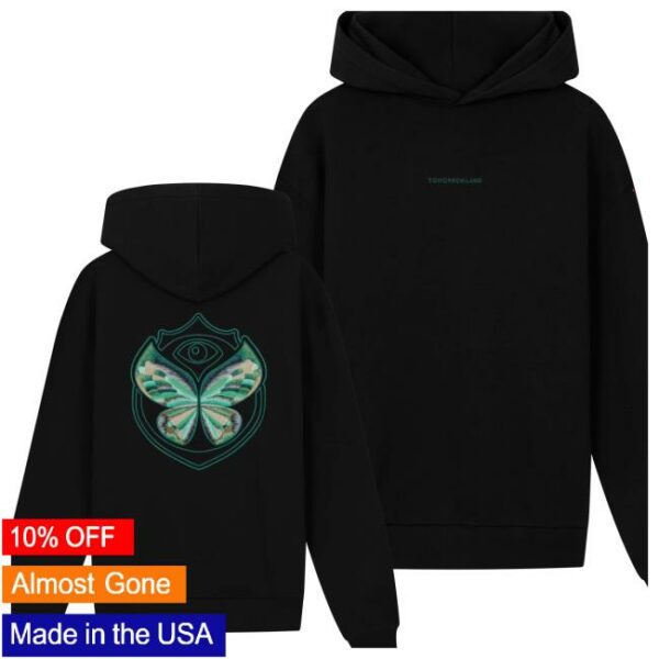 Tomorrowland Store Merch Butterfly Icon Hoodie