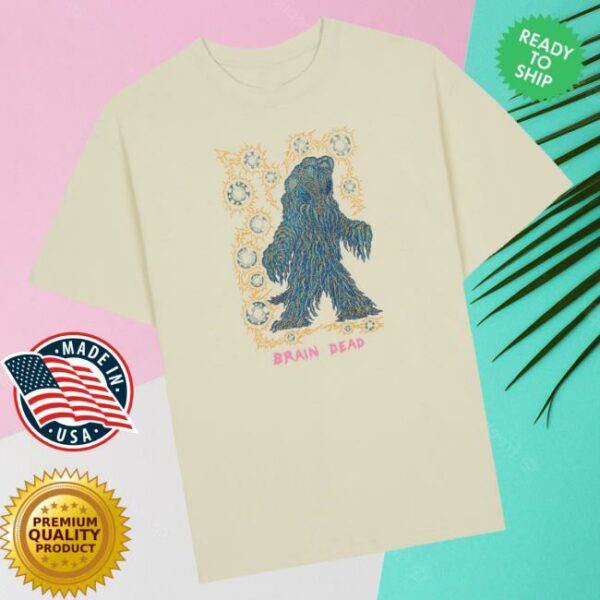 Brain Dead Merch Store Brain Dead X Godzilla Hedorah T-Shirt Natural
