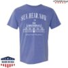 Sea Hear Now Festival Merch Store Women’s Skeleton Surf Lineup Crop Tee