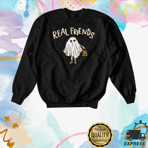 Real Friends Merch Store Og Ghost Crewneck Sweater
