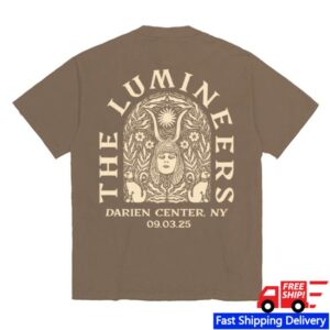 The Lumineers Store Merch The Lumineers Automatic September 3Rd Darien Center Event Tee
