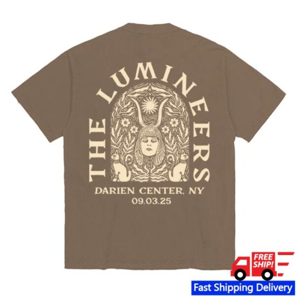 The Lumineers Store Merch The Lumineers Automatic September 3Rd Darien Center Event Tee