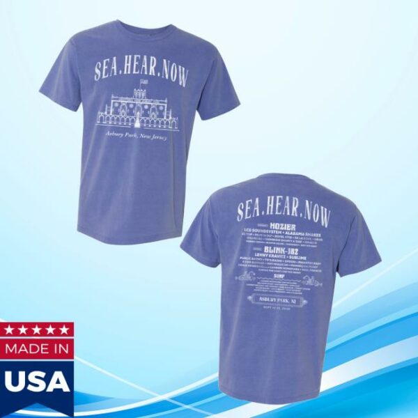 Seahearnowfestival Store Merch Asbury Lineup Tee