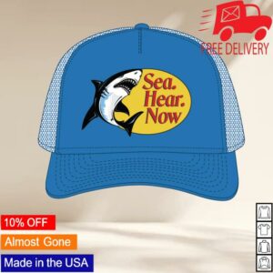Seahearnowfestival Store Merch Shark Foam Trucker Hat