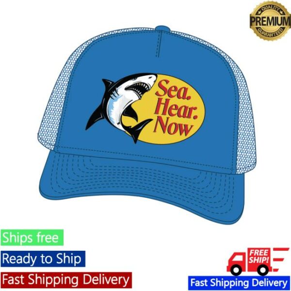 Seahearnowfestival Store Merch Shark Foam Trucker Hat