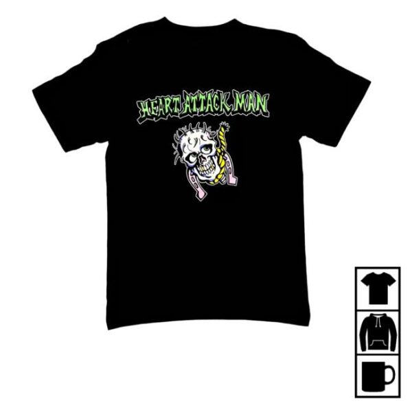 Heart Attack Man Merch Store Skull Noose T-Shirt