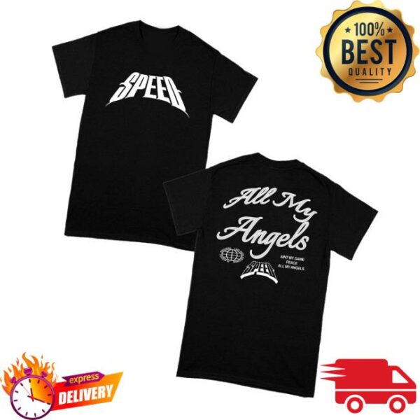 Last Ride Records Merch Store Speed All My Angels Shirt