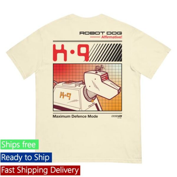 Bbc Shop Merch Doctor Who K-9 Unisex T-Shirt