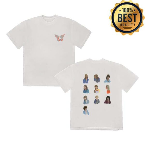 Paul Mccartney Merch Store shop Wings Watercolor T-Shirt