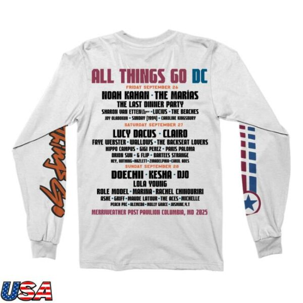 All Things Go Store Merch Dc Racing Team Lineup Long Sleeve