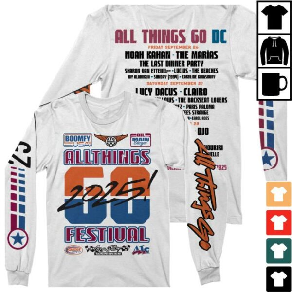 All Things Go Store Merch Dc Racing Team Lineup Long Sleeve