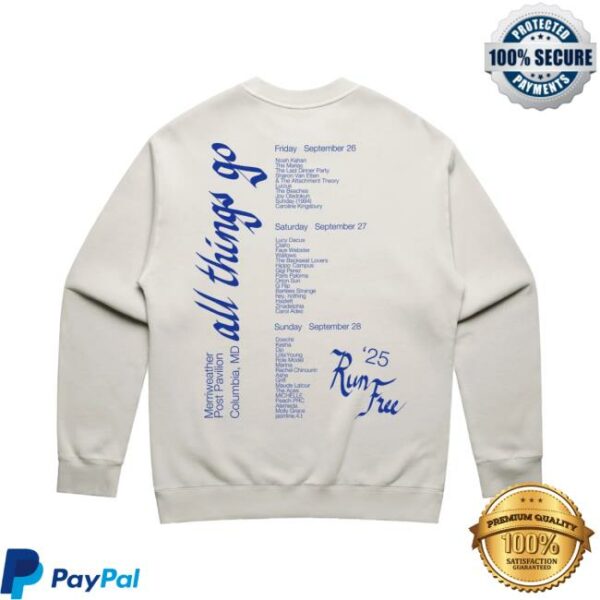 All Things Go Store Merch Run Free Dc Lineup Crewneck