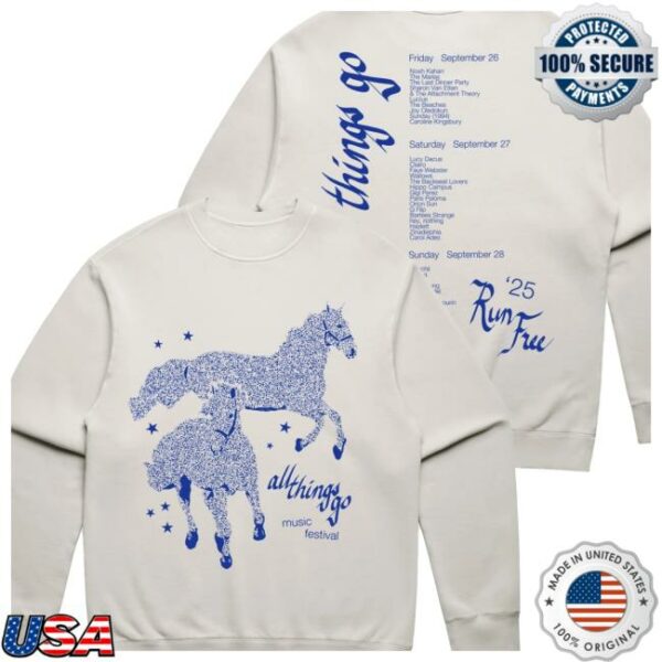 All Things Go Store Merch Run Free Dc Lineup Crewneck