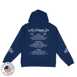 All Things Go Store Merch Blue Clouds Dc Lineup Hoodie