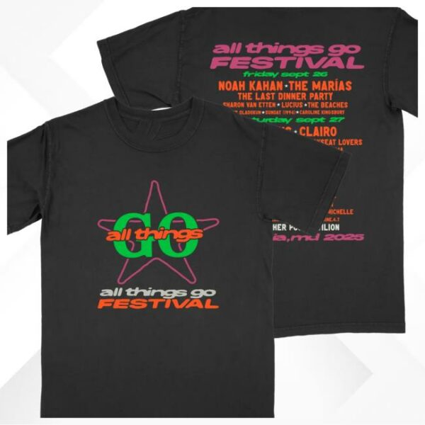 All Things Go Store Merch Star Power Dc Lineup Tee