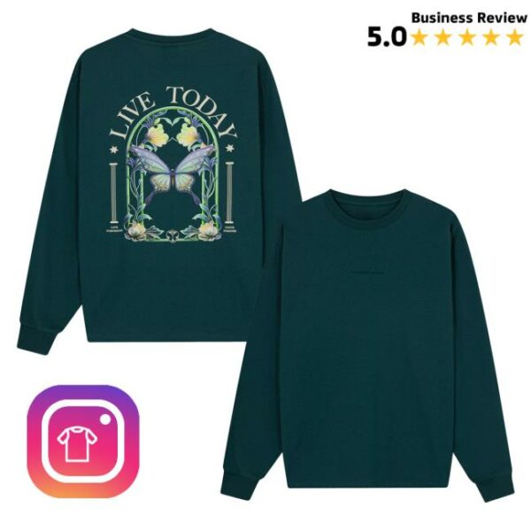 Tomorrowland Merch Store Butterfly Live Today Longsleeve