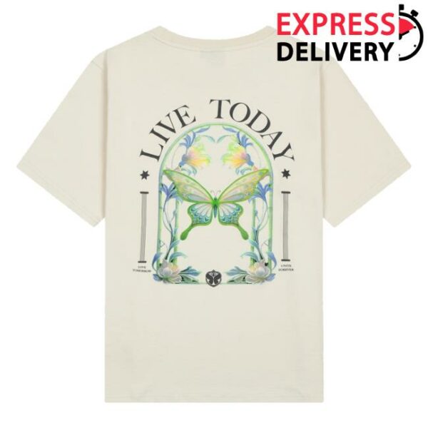 Tomorrowland Merch Store Butterfly Live Today T-Shirt