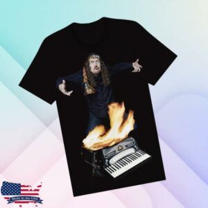 Weird Al Store Merch Accordion On Fire T-Shirt