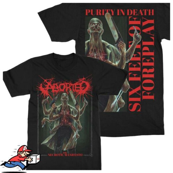 Weird Al Store Merch Aborted The Necrotic Manifesto T-Shirt