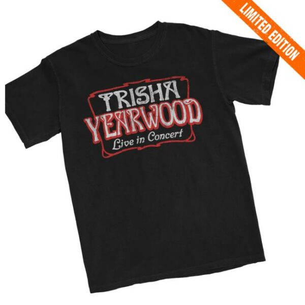Trisha Yearwood Store Merch 2025 Trisha Yearwood Black Tee