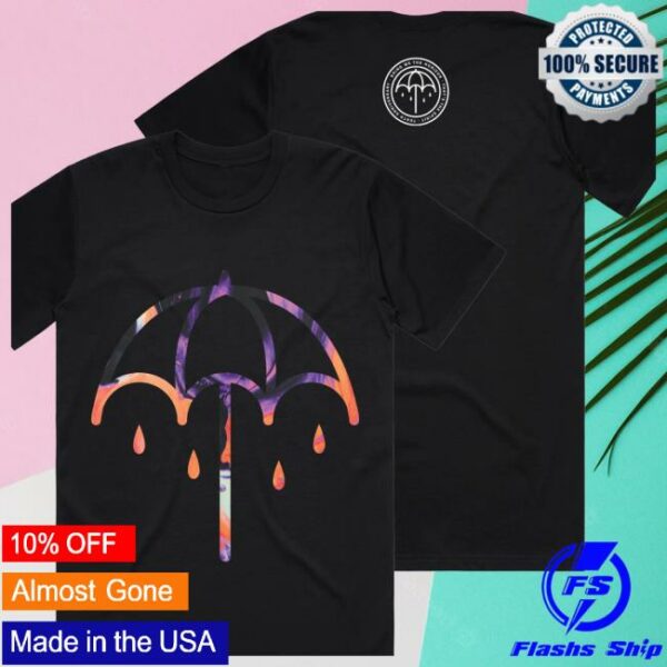 Bring Me The Horizon Store Merch That’s The Spirit 10Th Anniversary Black Coloured Umbrella T-Shirt