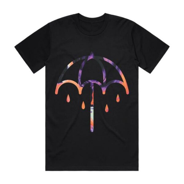 Bring Me The Horizon Store Merch That’s The Spirit 10Th Anniversary Black Coloured Umbrella T-Shirt