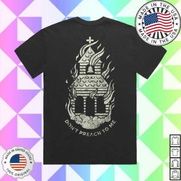 Bring Me The Horizon Store Merch That’s The Spirit 10Th Anniversary Faded Black Don’t Preach T-Shirt