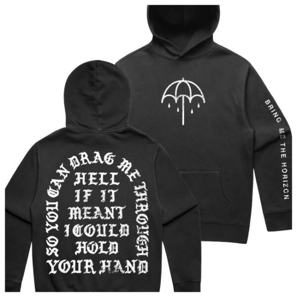 Bring Me The Horizon Store Merch That’s The Spirit 10Th Anniversary Black Hoodie