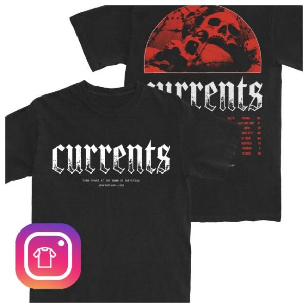 Currents Official Merchandise Store Merch Torn Apart Tour Tee