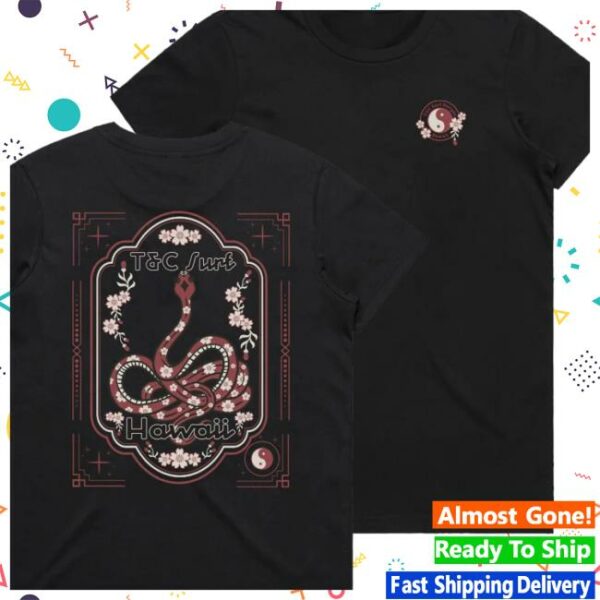 Tcsurf Store Merch Snake Sakura Maple Tee