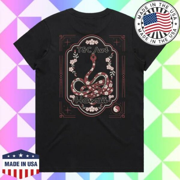 Tcsurf Store Merch Snake Sakura Maple Tee