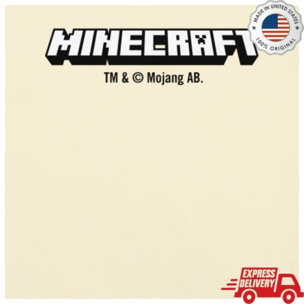 Minecraft Shop Merch Minecraft Est. 2009 Stacked Unisex Comfort Colors T-Shirt