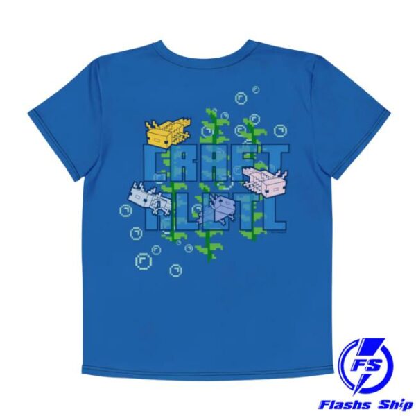 Minecraft Shop Merch Minecraft Craft Axolotl Youth T-Shirt