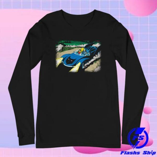 Dc Shop Store Batman Silver Age Batmobile Long Sleeve T-Shirt