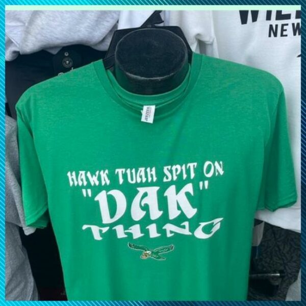 Philadelphia Eagles Hawk Tuah Spit On Dak Thing Eagles Shirt
